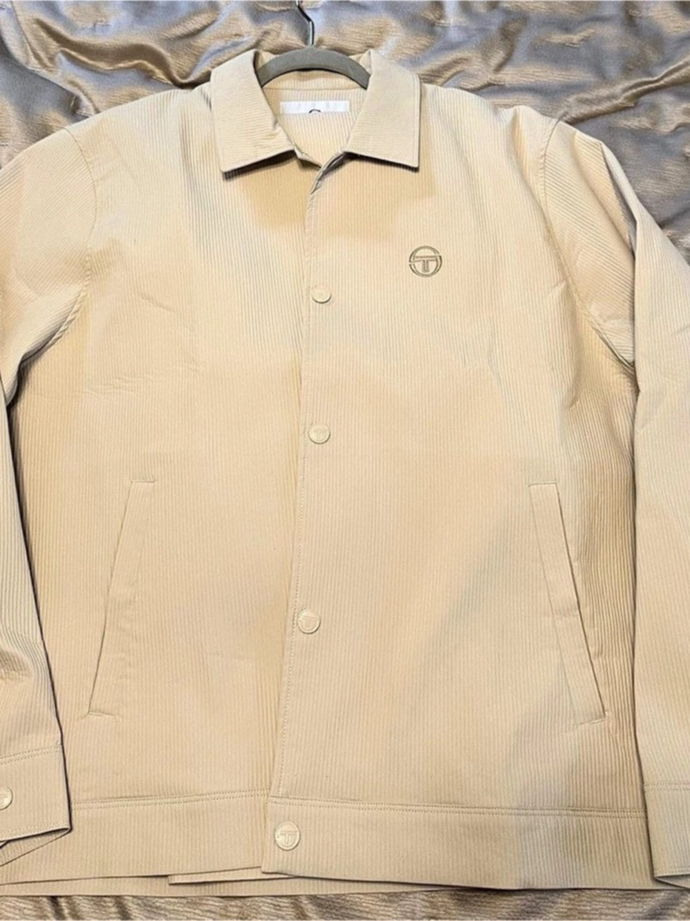 Sergio Tacchini Cordurato Track Jacket and pants set Cream 2XL